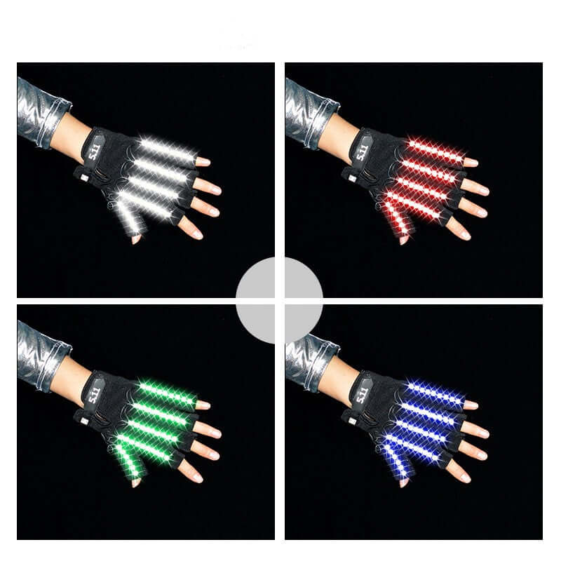 Finger LED gloves