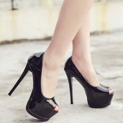 Sky High Heels (Black or White)