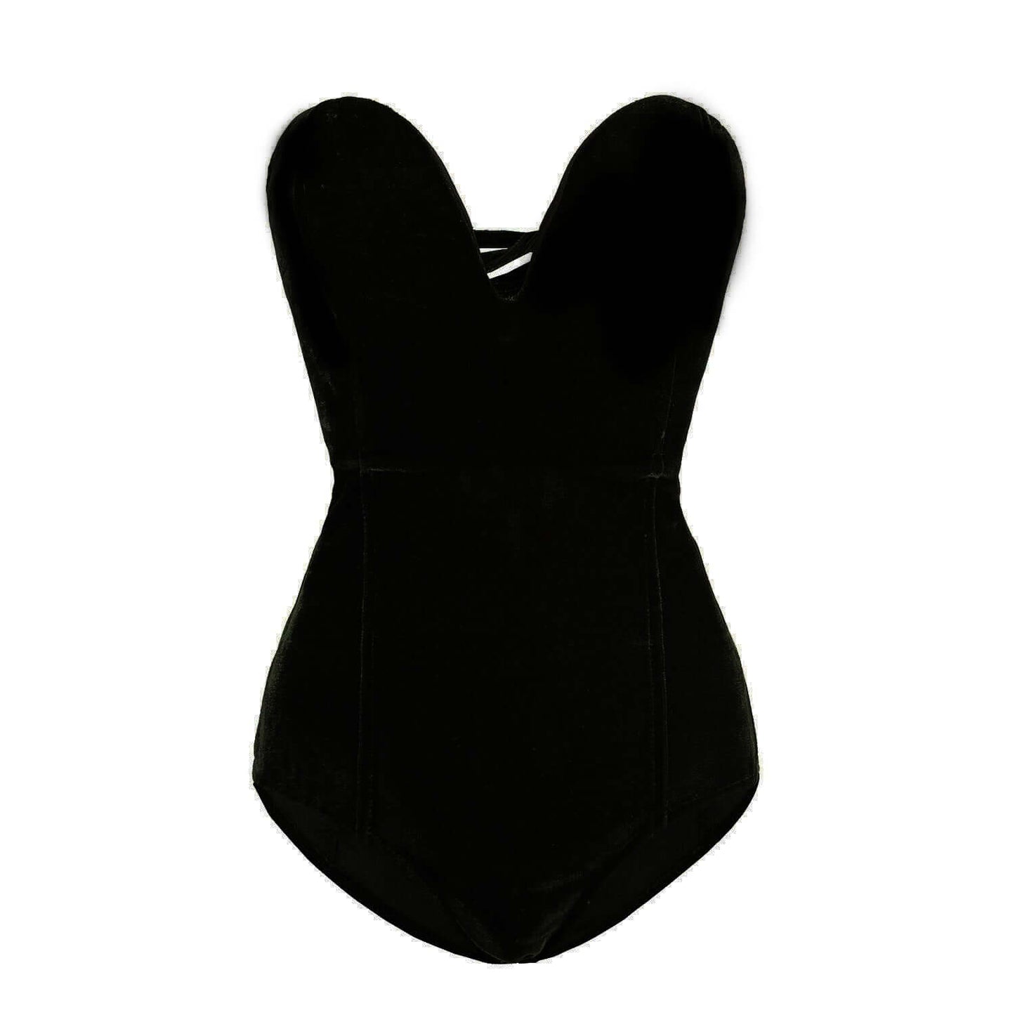 Velvet Sexy Tube Top Suit