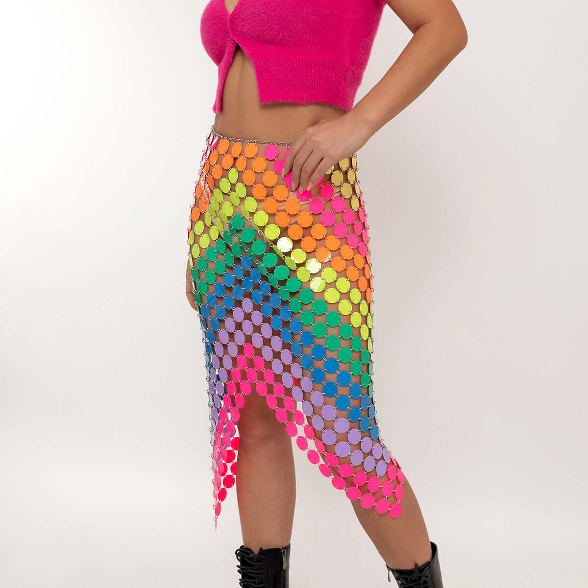 Sequin Tassel Hand Spliced Body Skirt