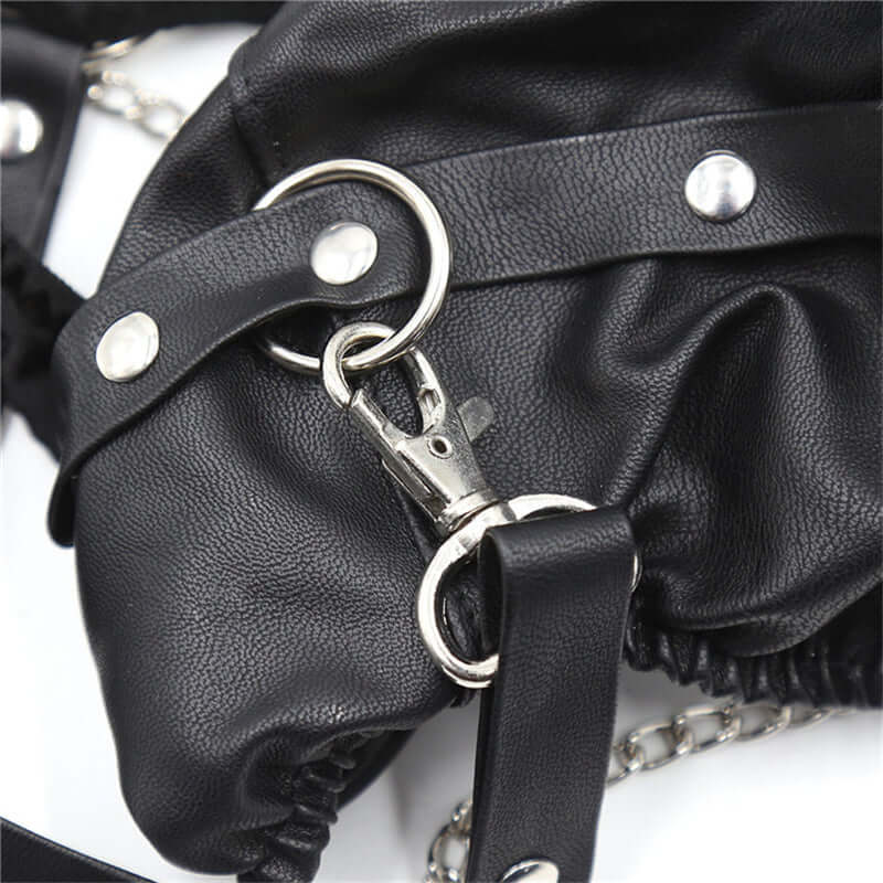 PU Leather Ling with Leash