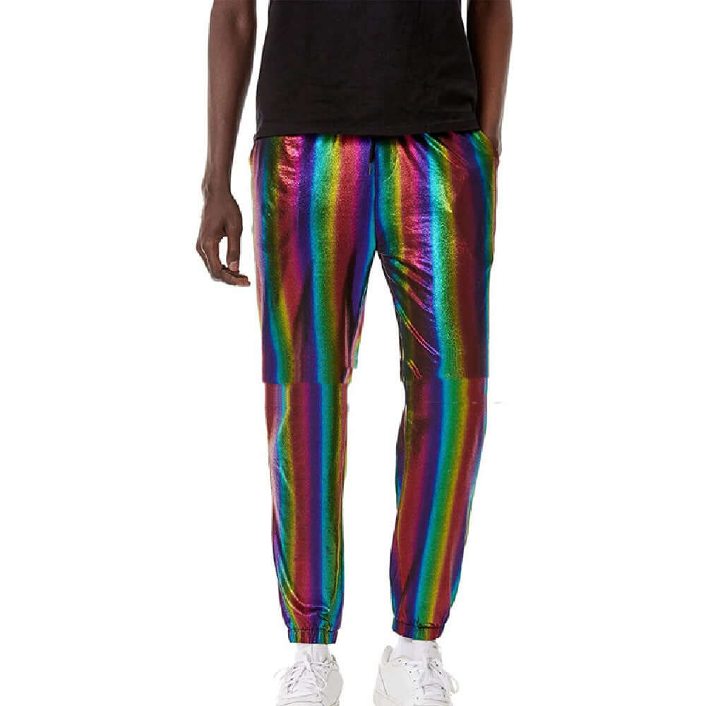 Rainbow Metallic Jogging Pants
