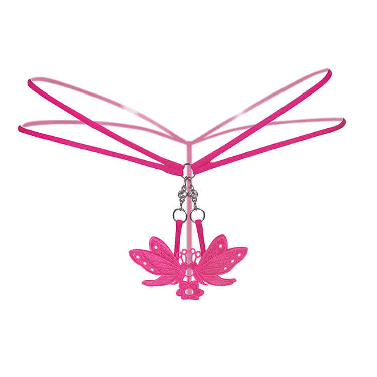 Dragonfly Embroidery Metal Buckle