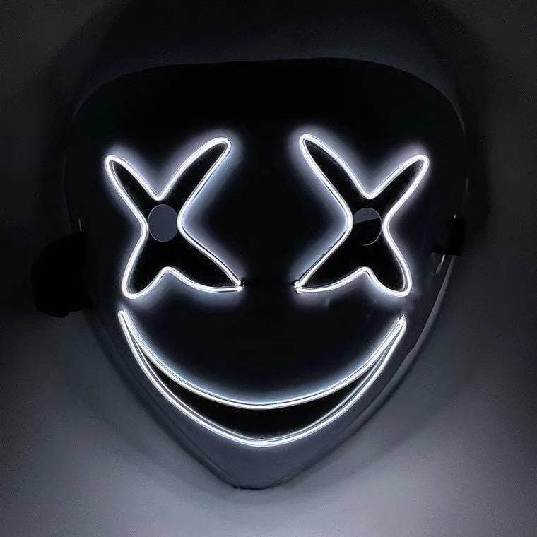 LED Luminous Black Mask