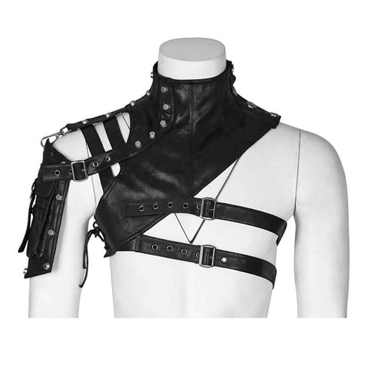Leather Body Armor, Shoulder Strap