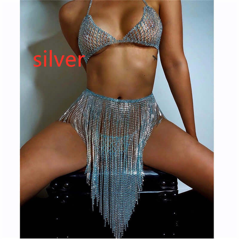 Bikini Bra Panties and Skirt ( Set or Seperate)