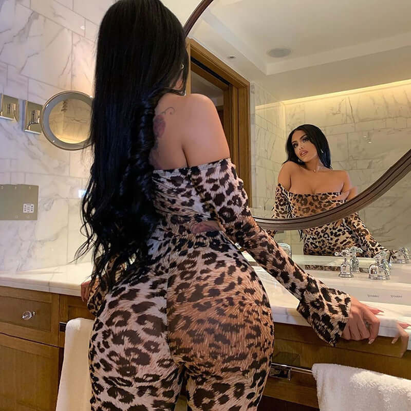 Leopard Print Jumpsuit