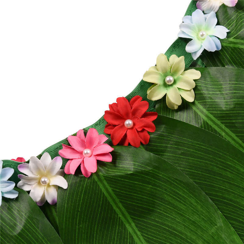 Hawaiian Simulation Leaf Skirt