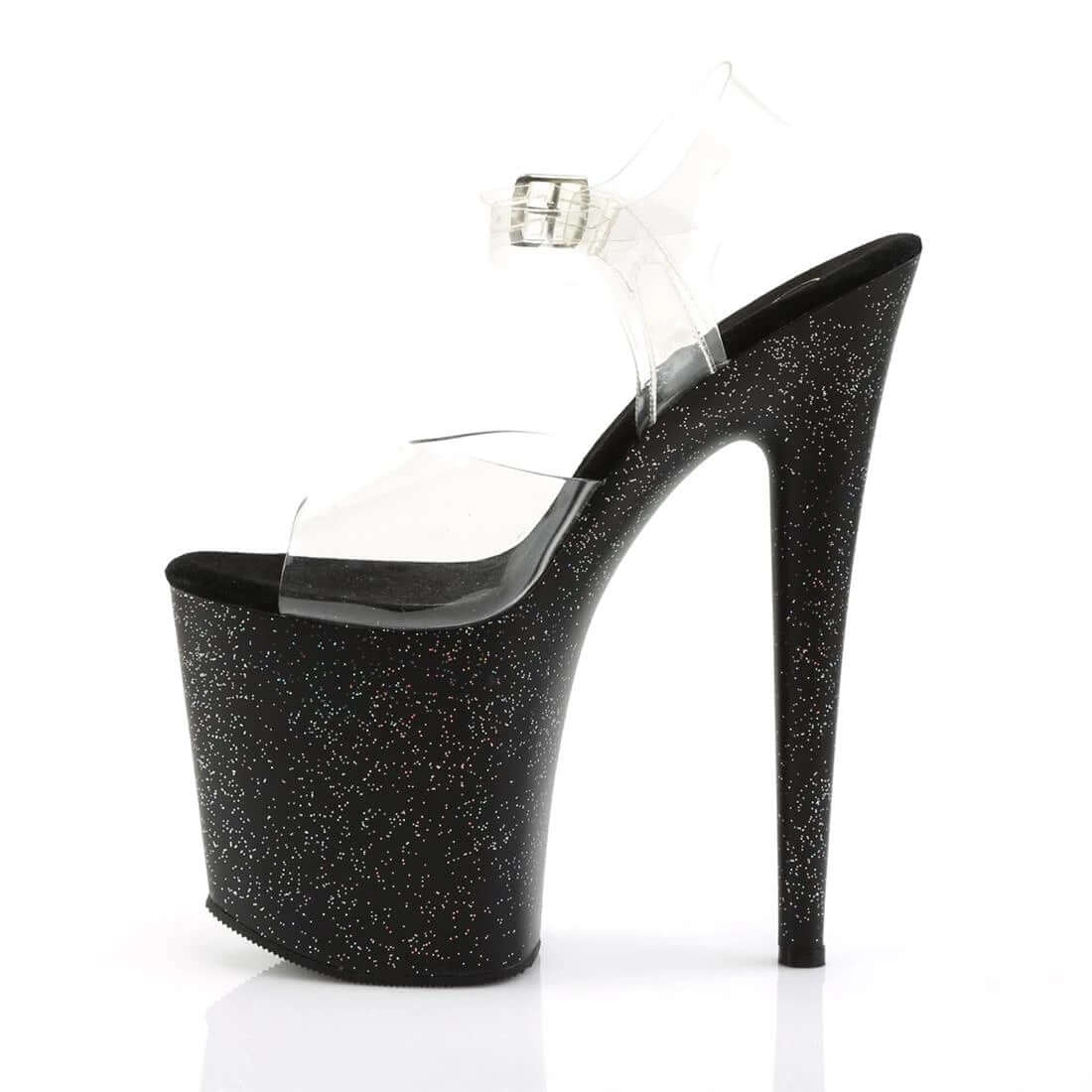 Dot Glitter Platform Stiletto Heels