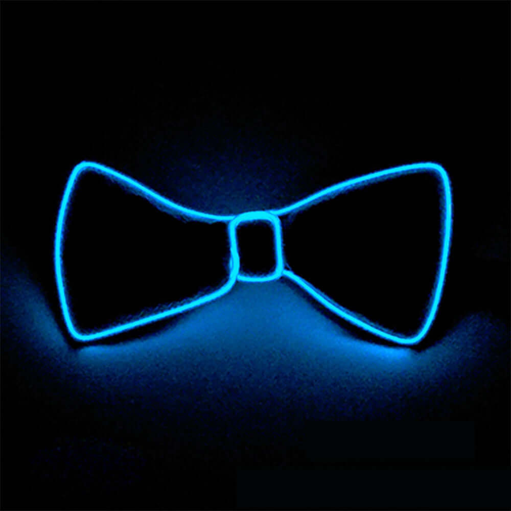Neon LED Luminous Bow Tie