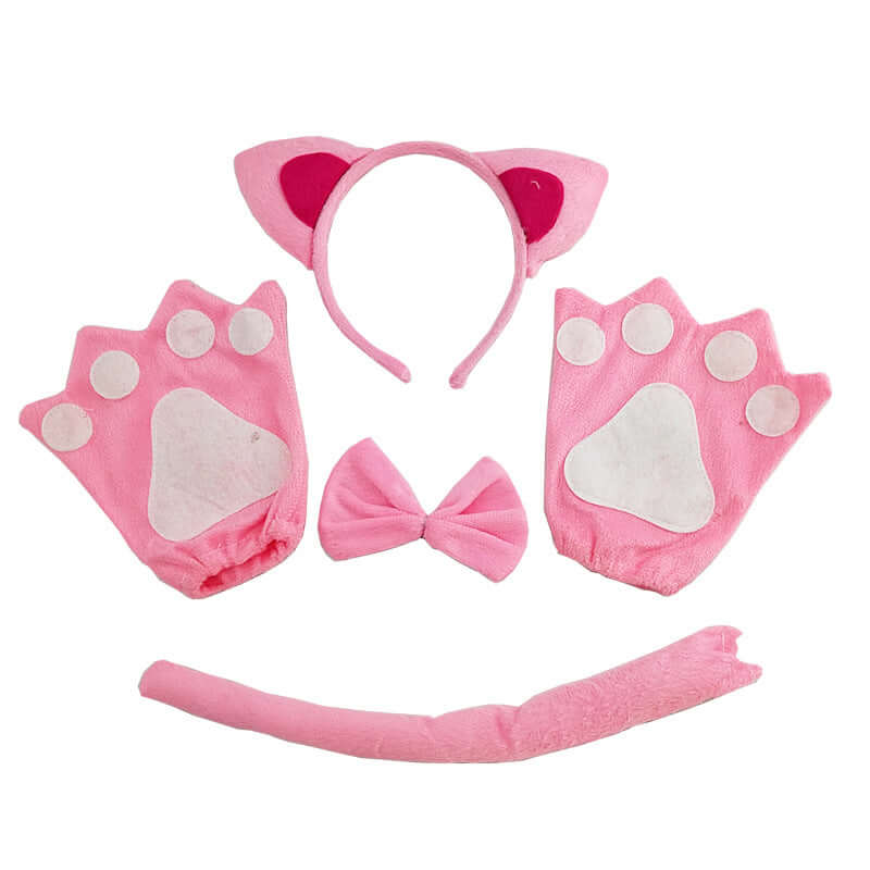 Kitten Headband and Gloves