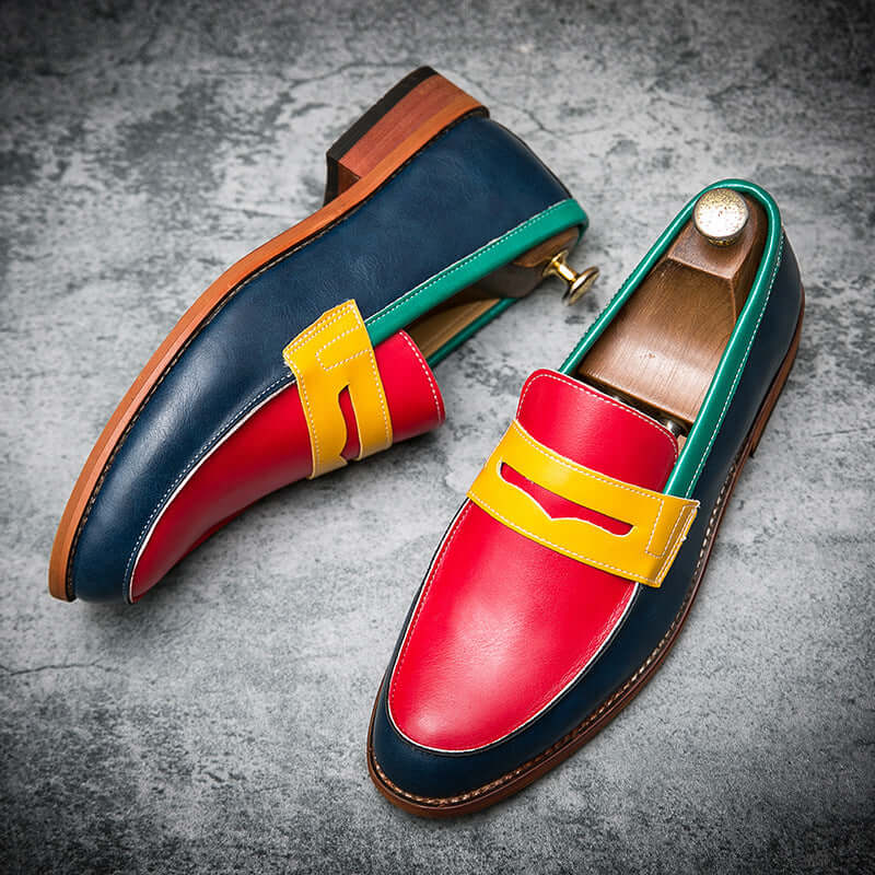 Colored Pointed Shoes