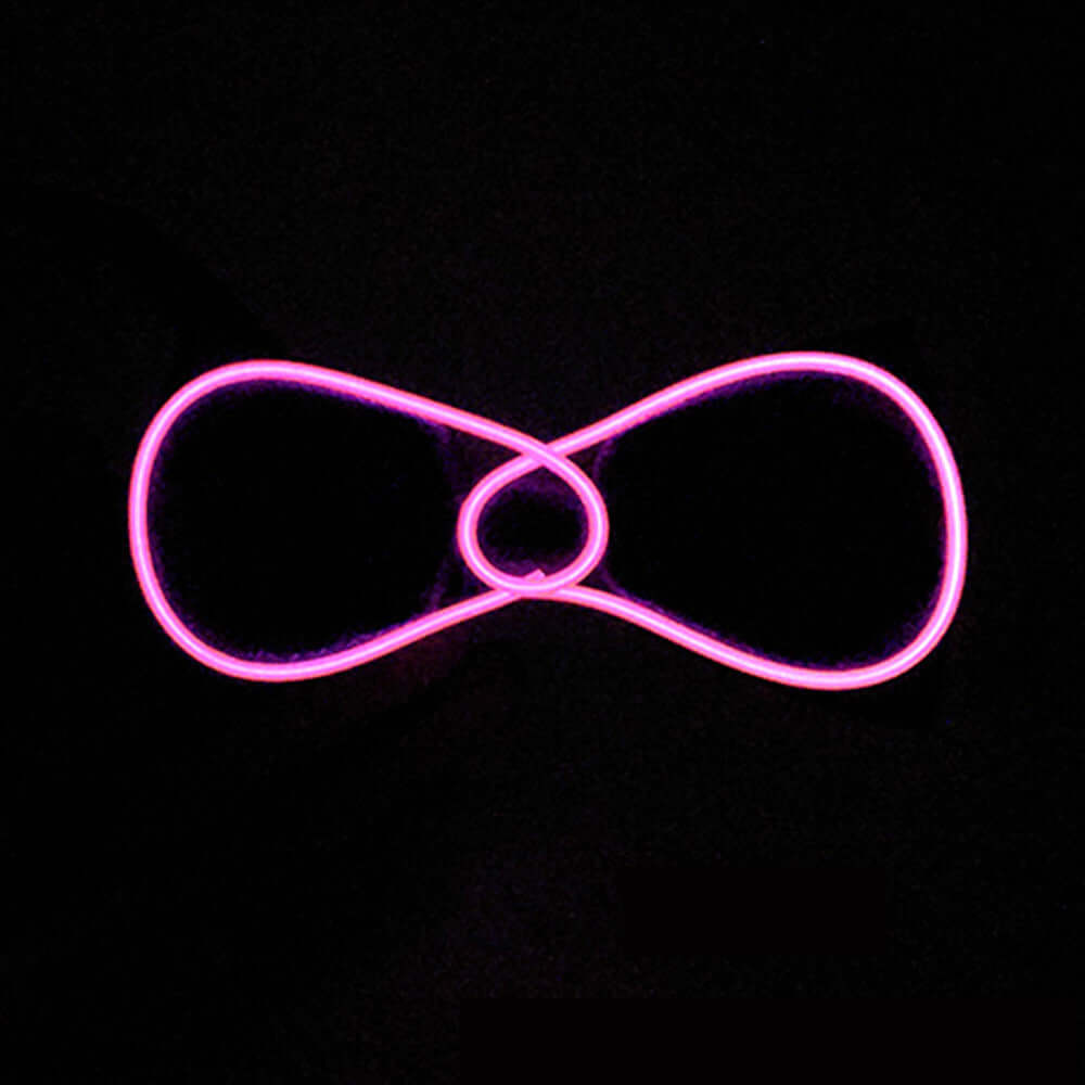 Neon LED Luminous Bow Tie