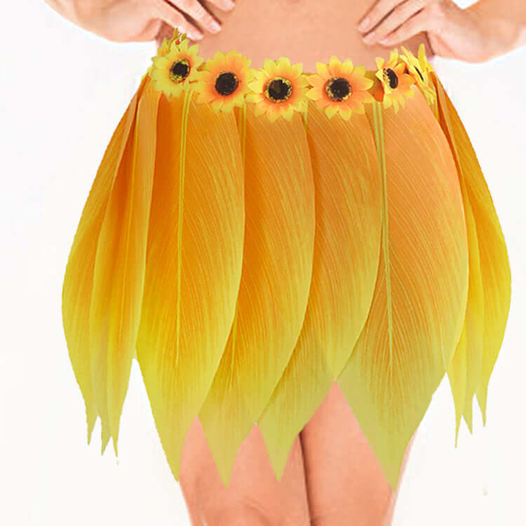 Hawaiian Simulation Leaf Skirt