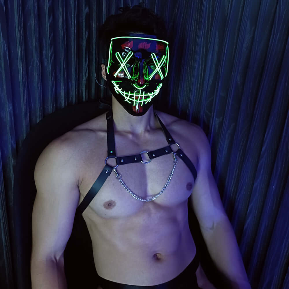 Chain Chest Strap with Mask