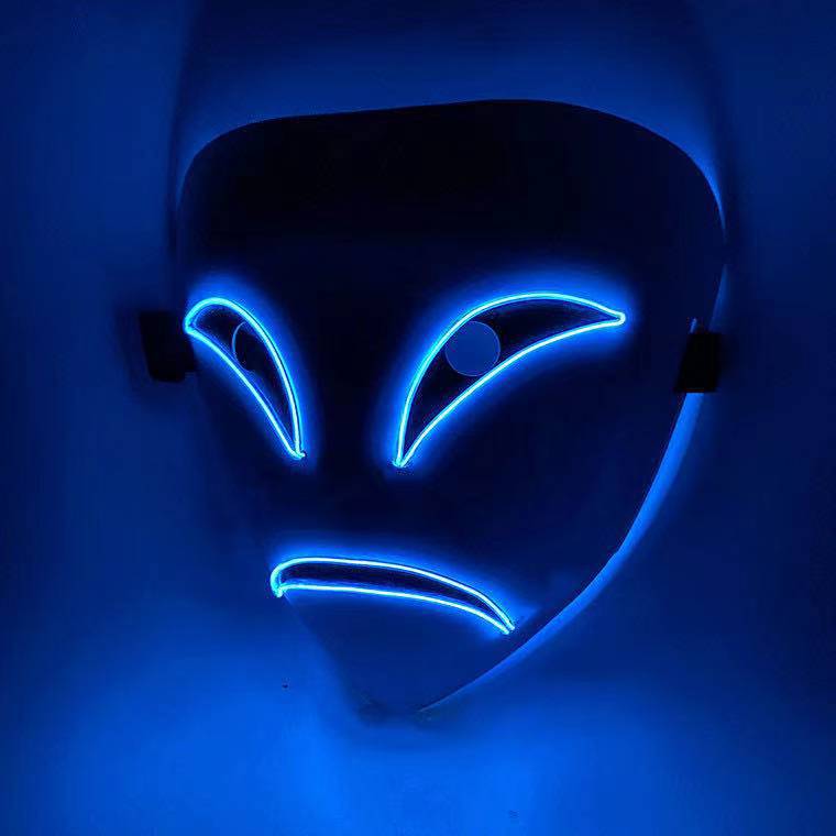 LED Luminous Black Mask