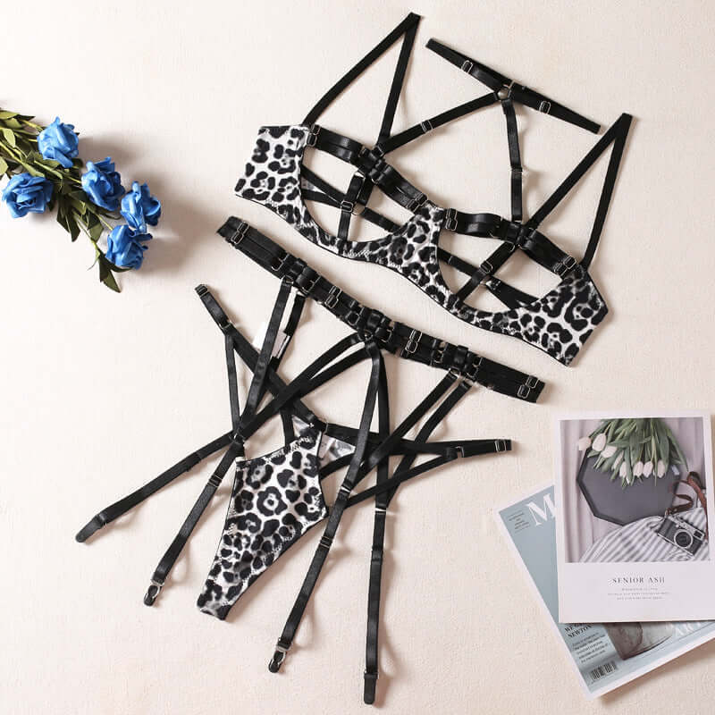 Leopard Three Piece Strap Set