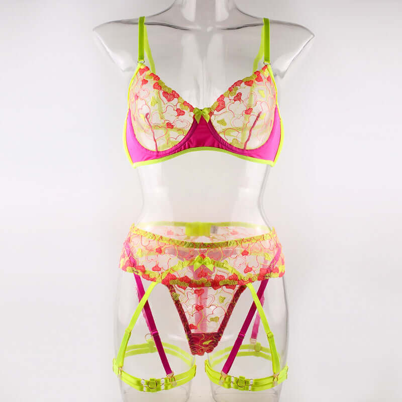 Three Piece Sexy Lingerie Set