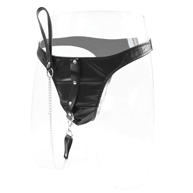 PU Leather Ling with Leash
