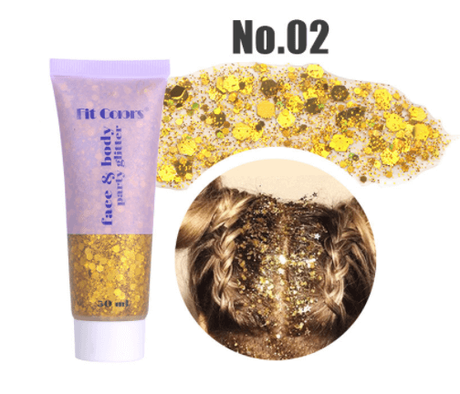 Glitter Gel Mermaid Scale Face Body Eye Shadow