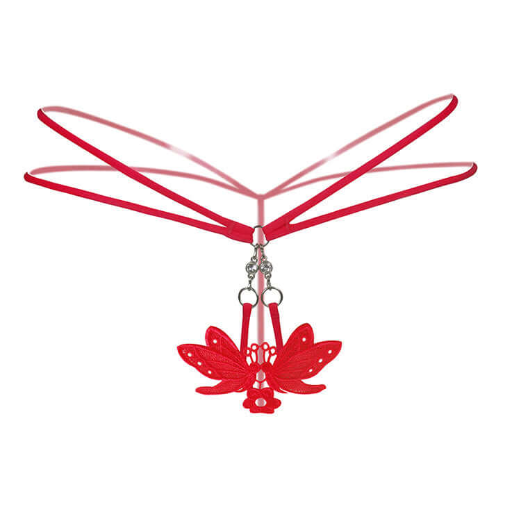 Dragonfly Embroidery Metal Buckle