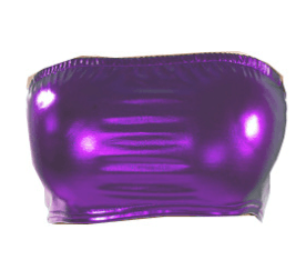 Women's Patent Leather Bandeau