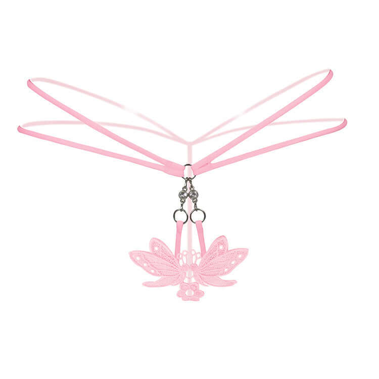 Dragonfly Embroidery Metal Buckle