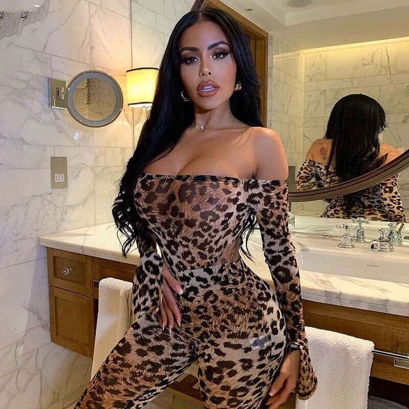 Leopard Print Jumpsuit