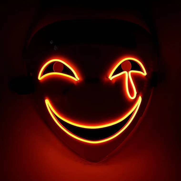 LED Luminous Black Mask