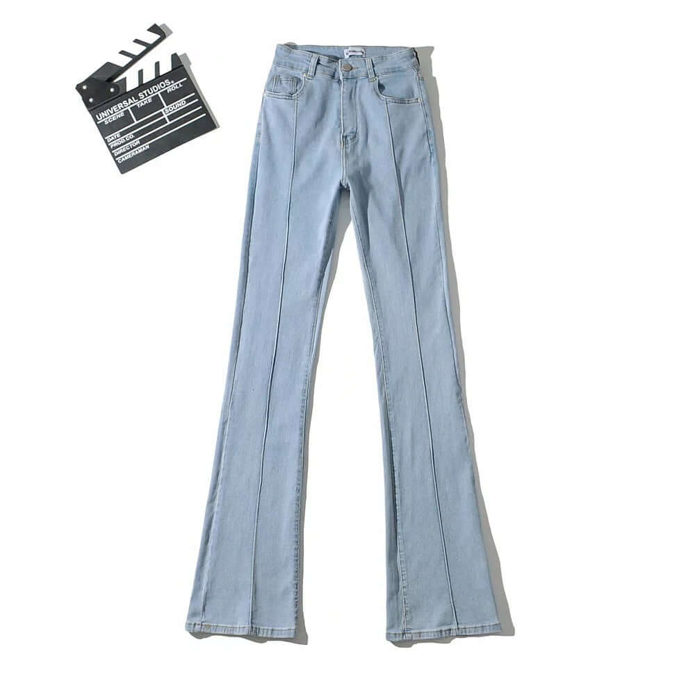 Opened Hip Flared Pants