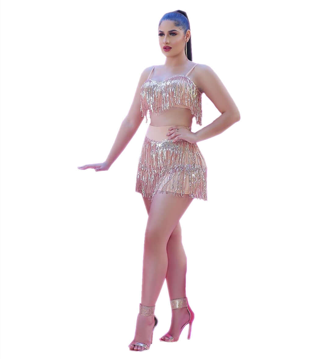 Women's Sequin Two-piece