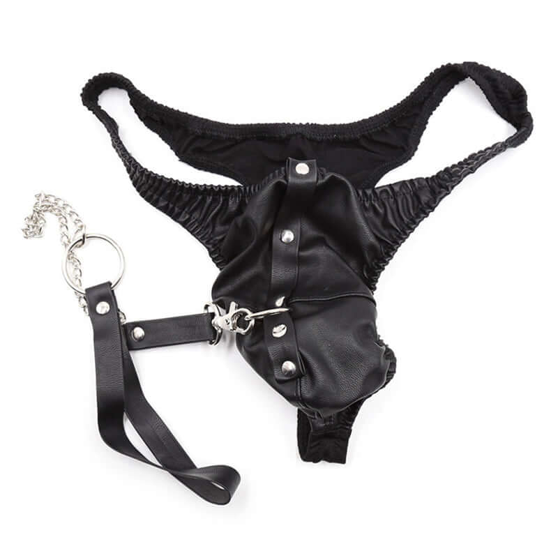 PU Leather Ling with Leash