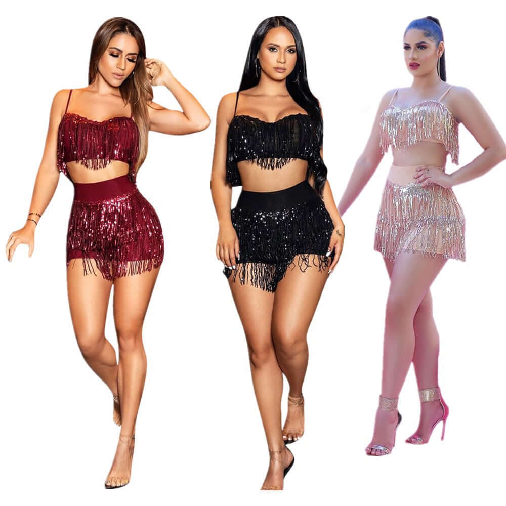 Women's Sequin Two-piece