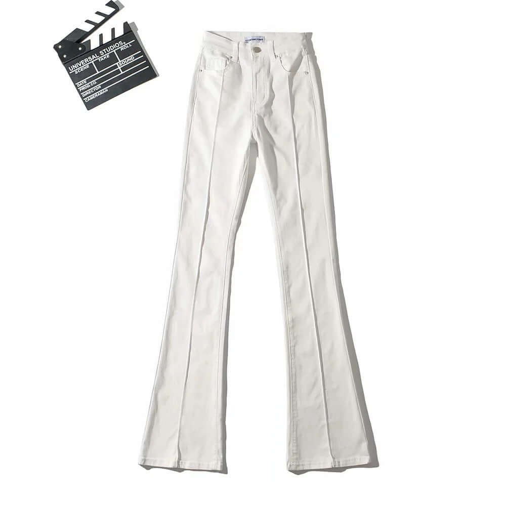Opened Hip Flared Pants