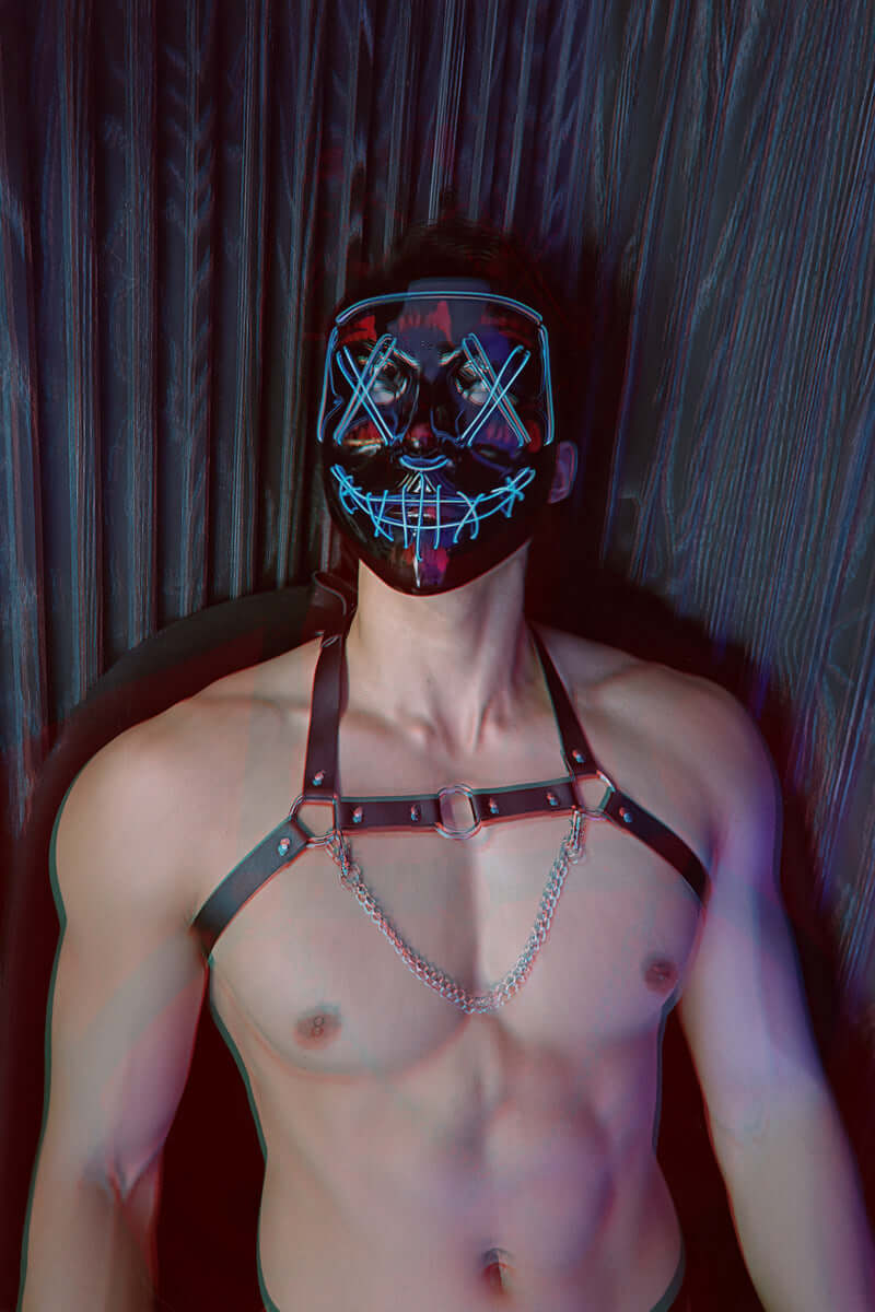 Chain Chest Strap with Mask