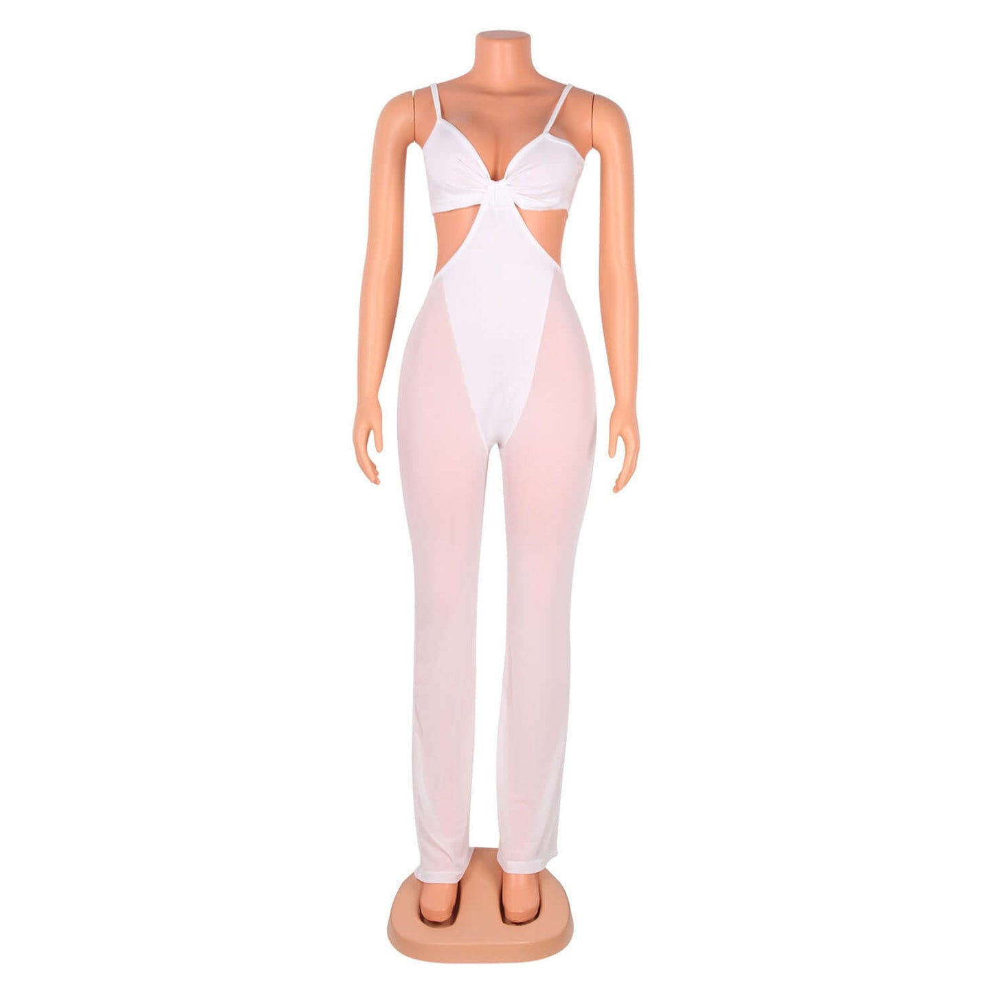 See-Through Bikini Top Bodysuit