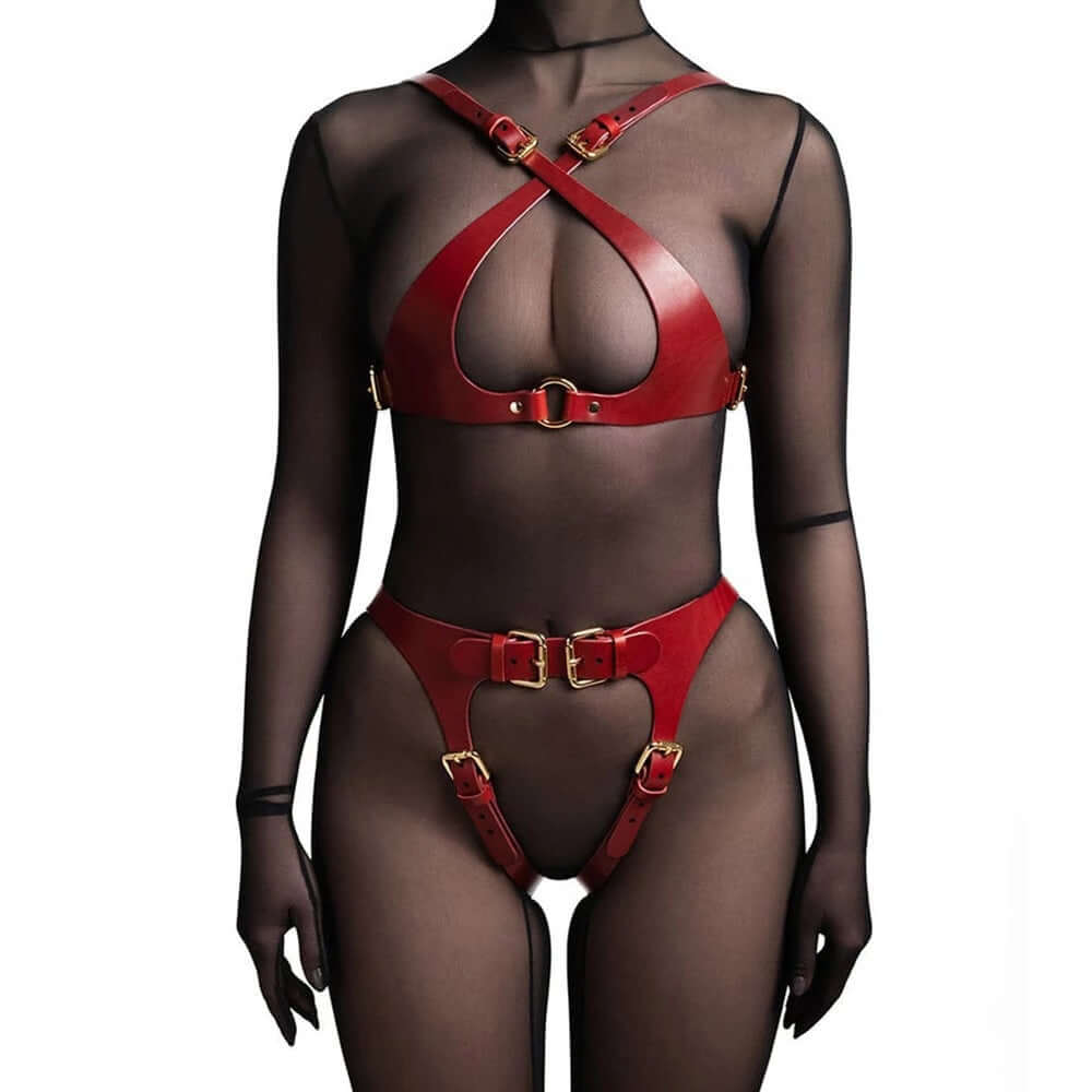 PU Leather Set ( Black, Red, Pink)