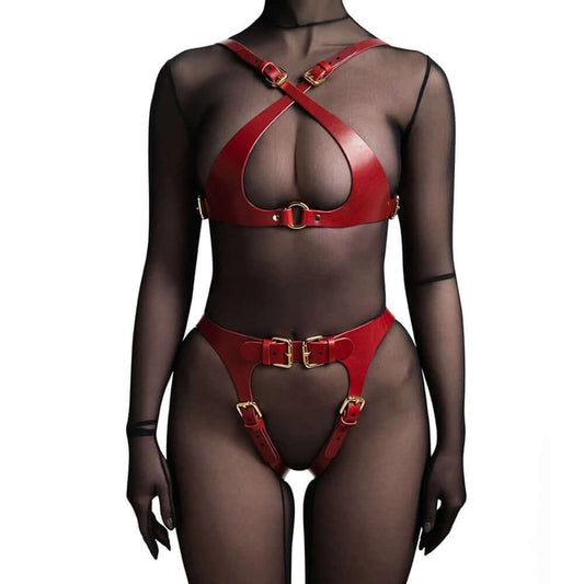 PU Leather Set ( Black, Red, Pink)