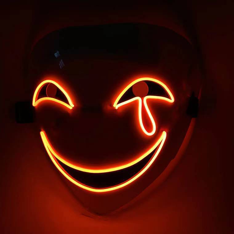 LED Luminous Black Mask