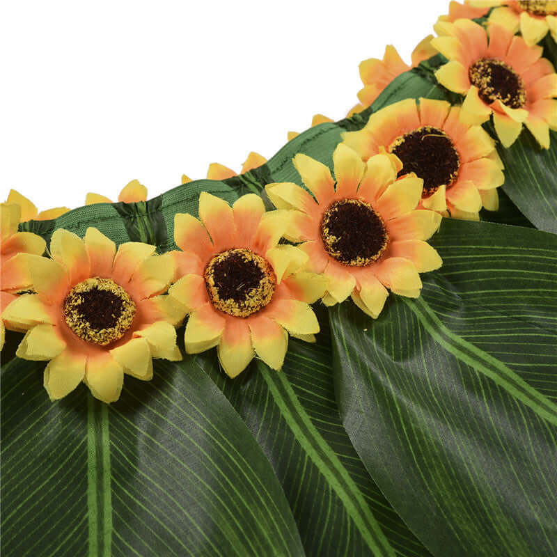 Hawaiian Simulation Leaf Skirt