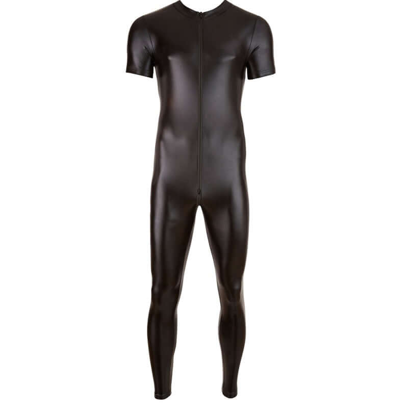 Zipper PU Bodysuit
