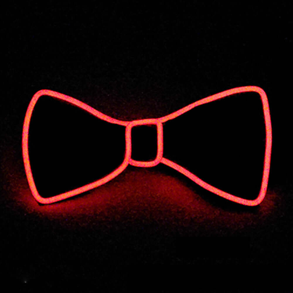 Neon LED Luminous Bow Tie