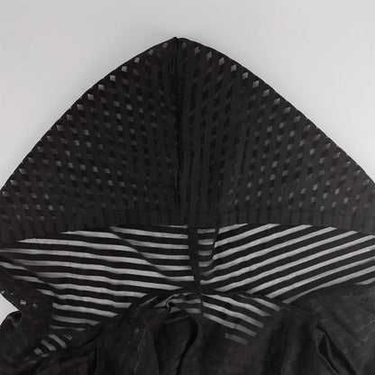 Hooded Mesh Bathrobe