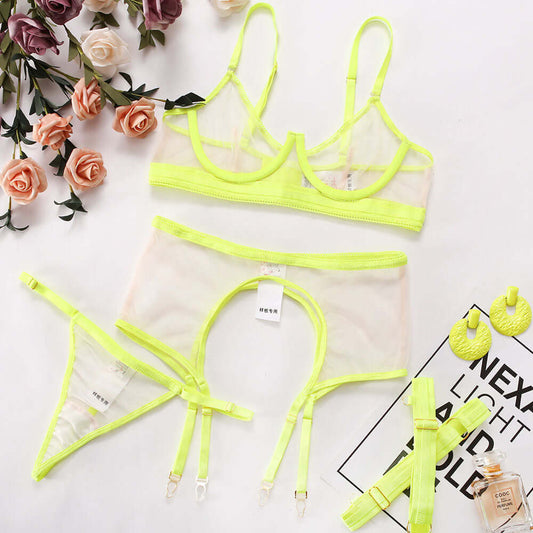 Three-Point Neon Lingerie Set (Travel Store)
