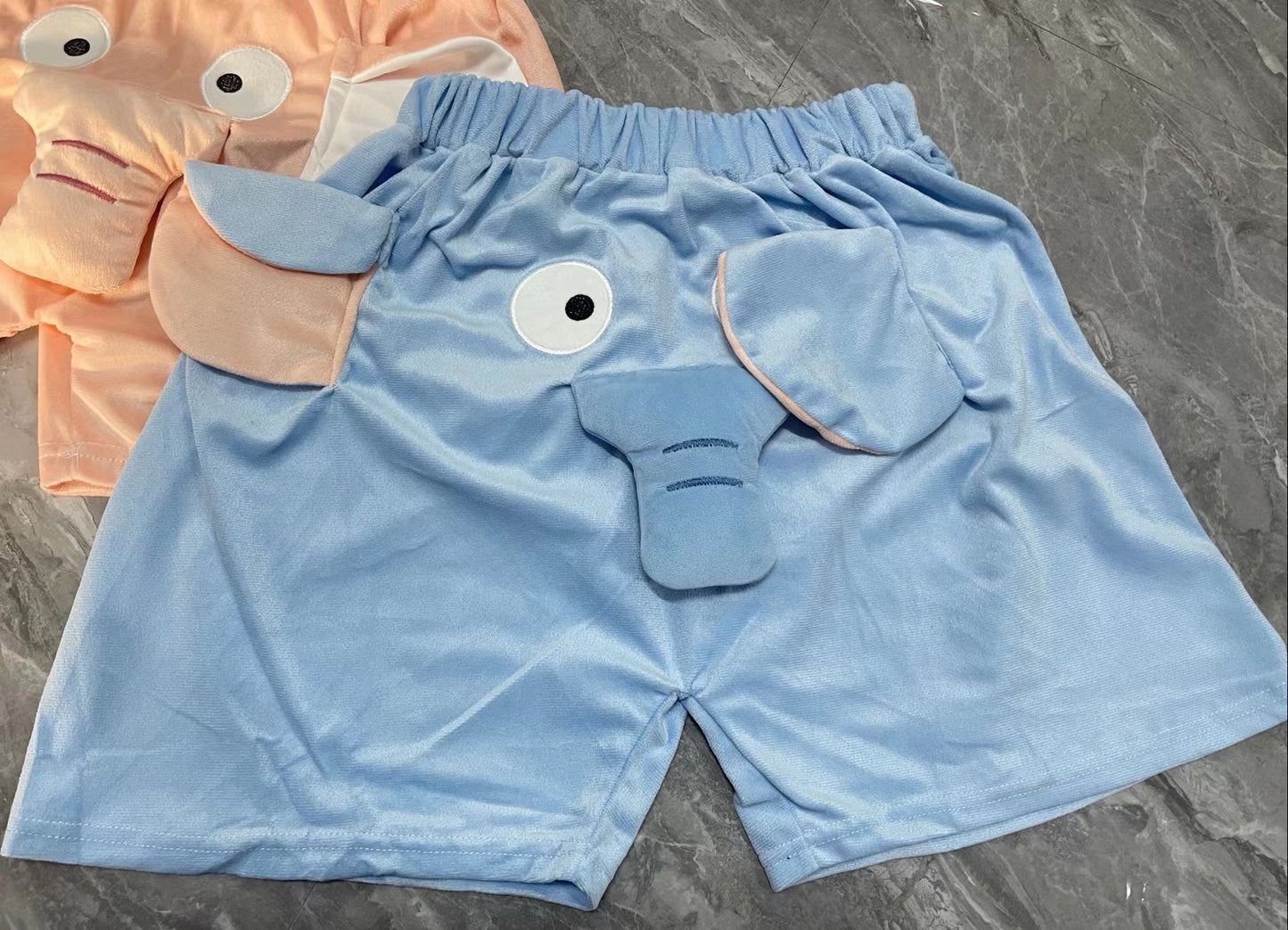 Elephant Front Sleeper Shorts