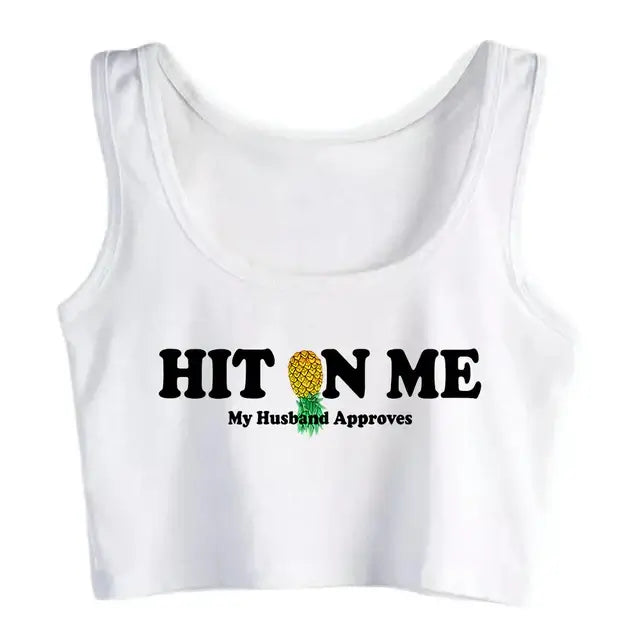 Hit on me Crop