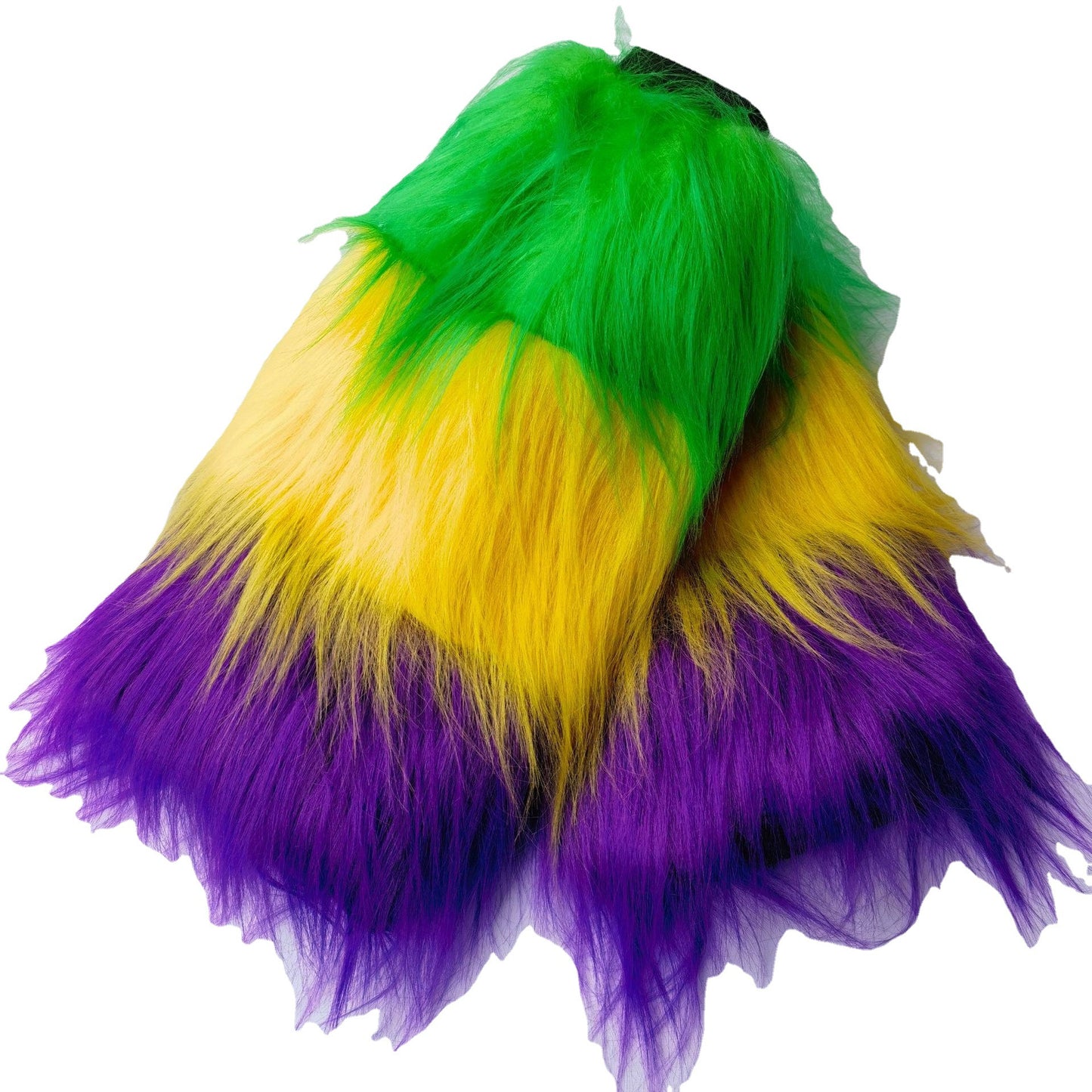 Mardi Gras Fuzzy Calf Covers