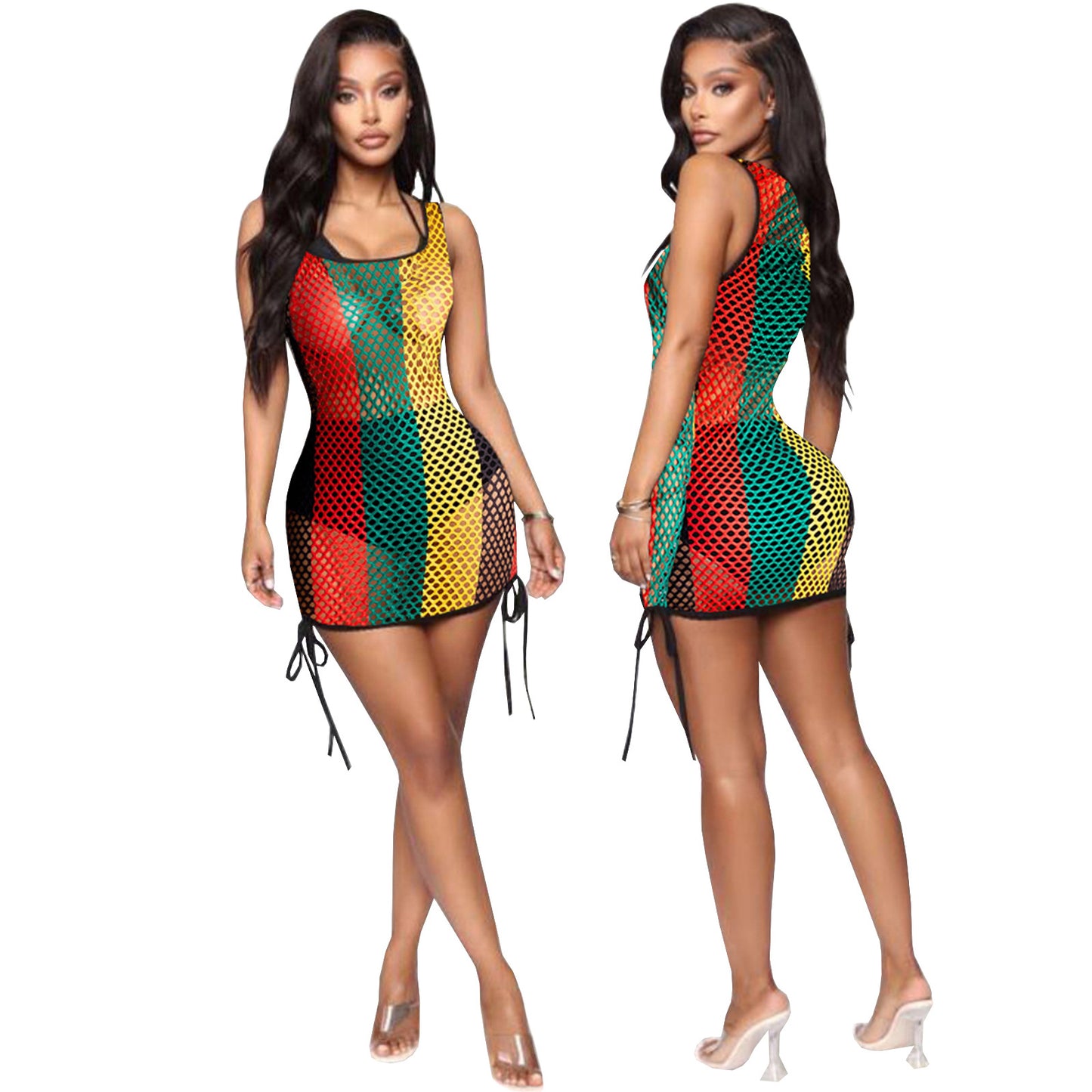 Rasta Net Dress