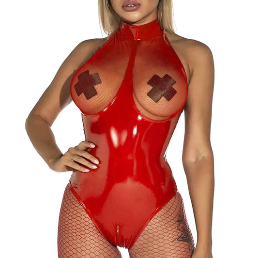 Kinks Mesh Top Bodysuit