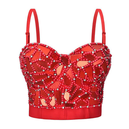 Metalglass Crop Top